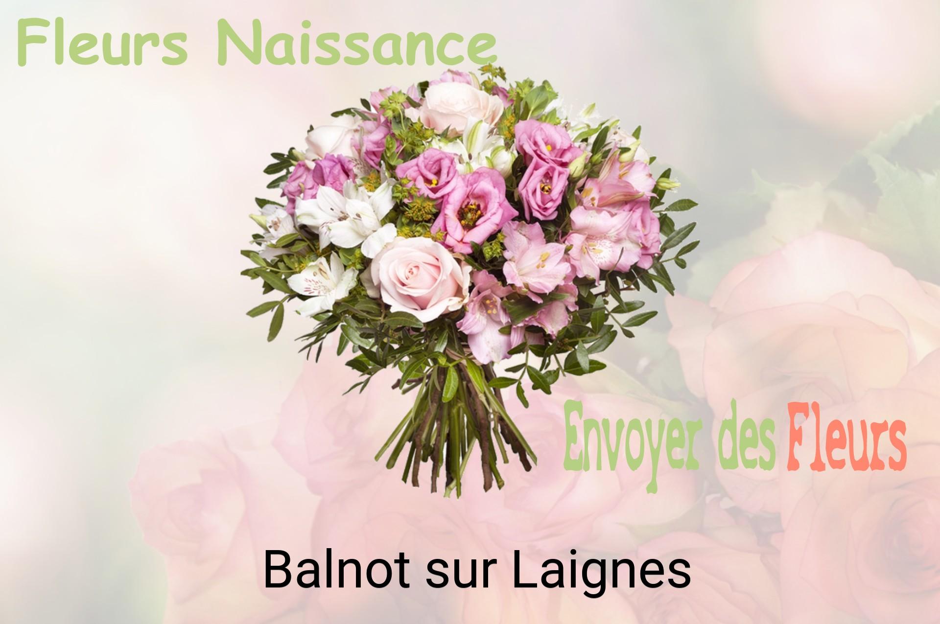 Bouquet de fleurs de naissance livré à Balnot-sur-Laignes