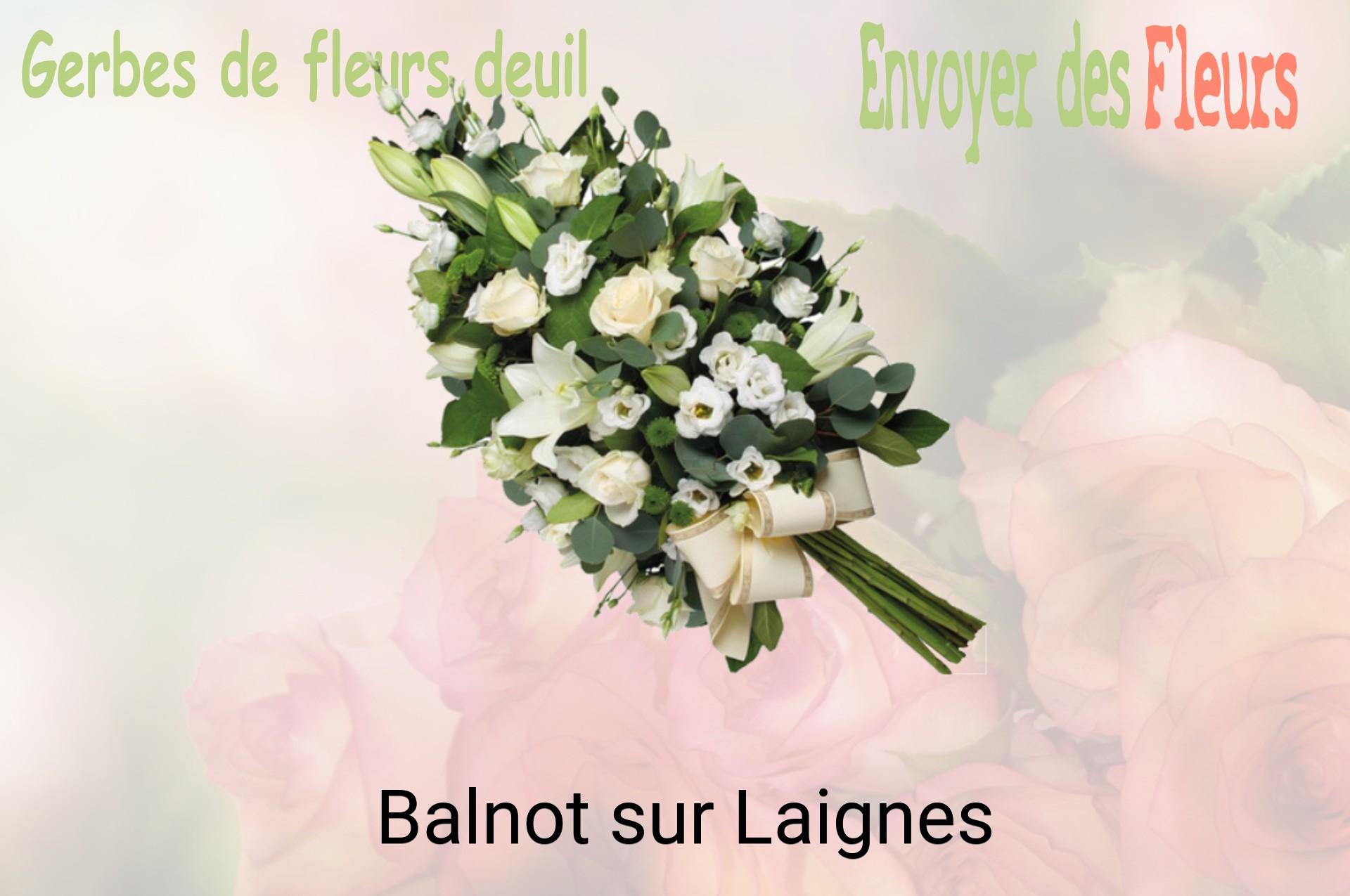 Gerbe de fleurs de deuil livrée à Balnot-sur-Laignes
