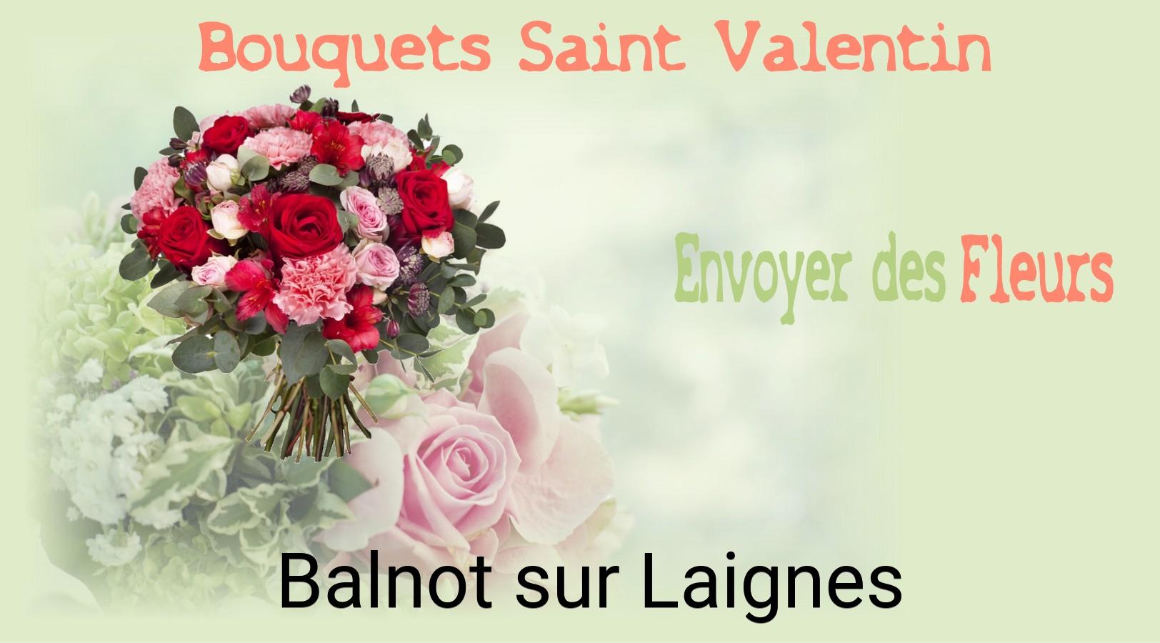 Roses de Saint-Valentin livrées à Balnot-sur-Laignes